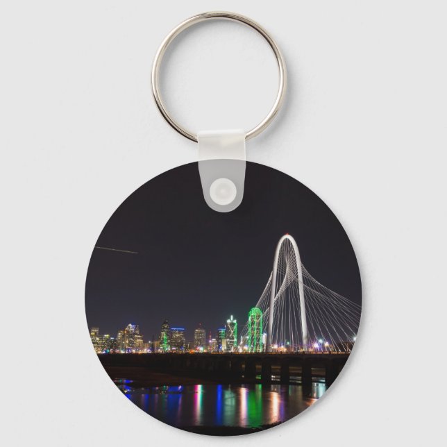 Dallas Skyline Hunt Keychain (Front)