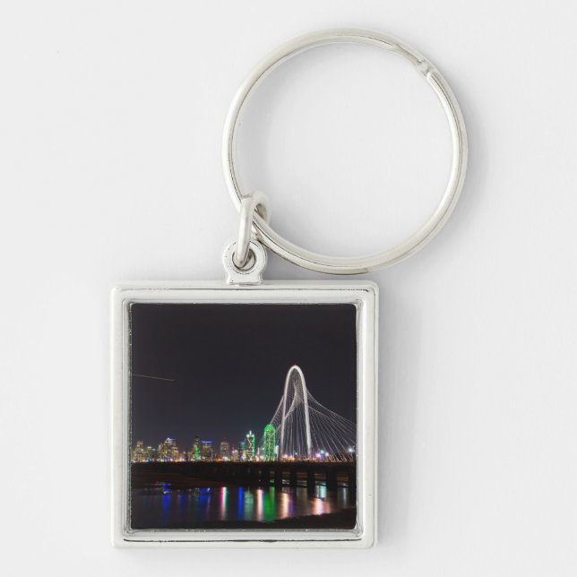 Dallas Skyline Hunt Keychain (Front)