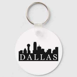 Dallas Skyline Keychain