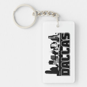 Dallas Skyline Keychain