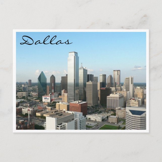 dallas skyline postcard (Front)