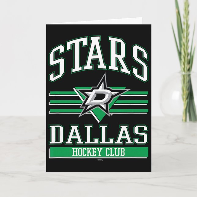 Dallas Stars Hockey Club Black Officially Licensed Card (Front)