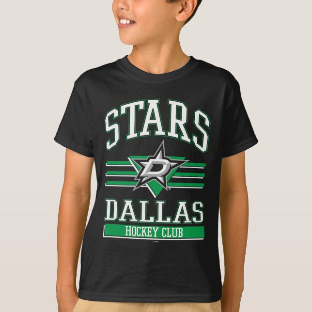 Dallas Stars Hockey Club Black Officially Licensed T-Shirt (Front)