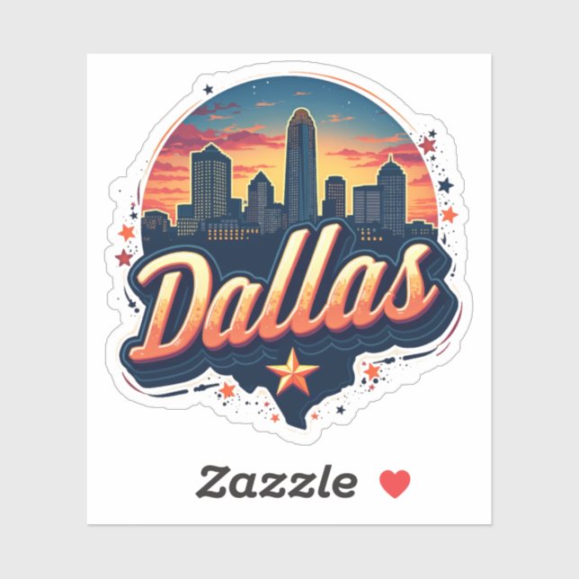 Dallas Sticker (Sheet)