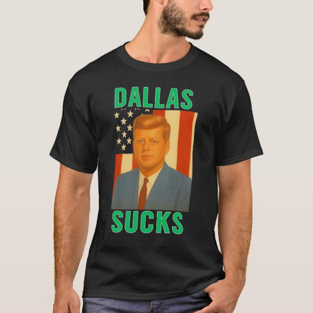 Dallas Sucks , Dallas Sucks US Flag T-Shirt (Front)