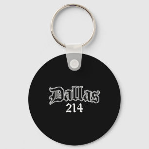 Dallas Texas 214 Keychain