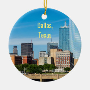 Dallas, Texas, 2 sided ornament