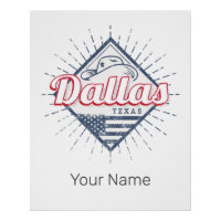 Dallas Texas City United States Vintage USA