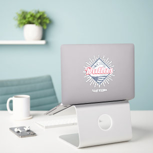 Dallas Texas City United States Vintage USA Sticker
