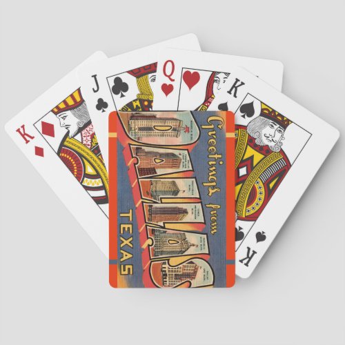 Dallas Texas Classic Playing Cards