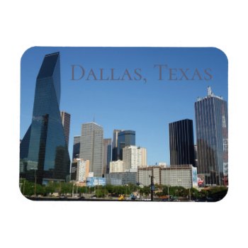 Dallas Texas Designer Magnet by photog4Jesus at Zazzle