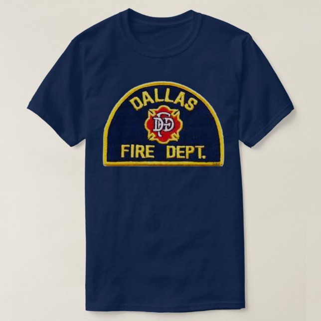 Dallas Texas Fire Department  T-Shirt (Design Front)