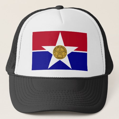 Dallas Texas Flag Trucker Hat