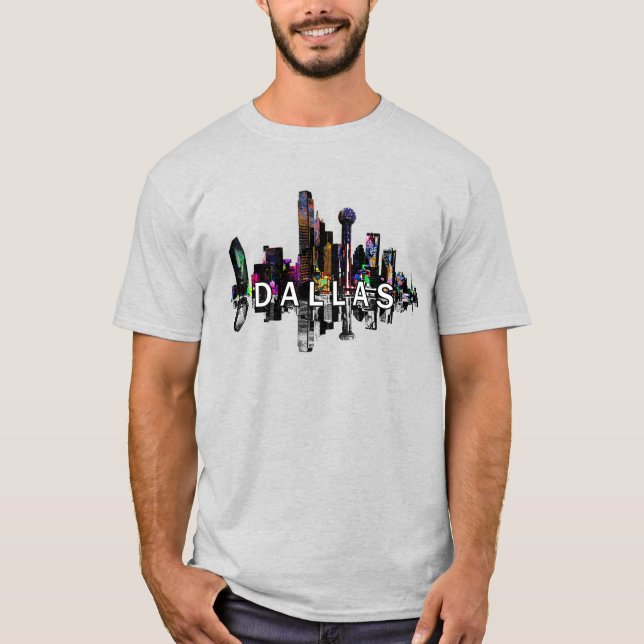 Dallas, Texas in graffiti T-Shirt (Front)