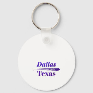 Dallas Texas Keychain