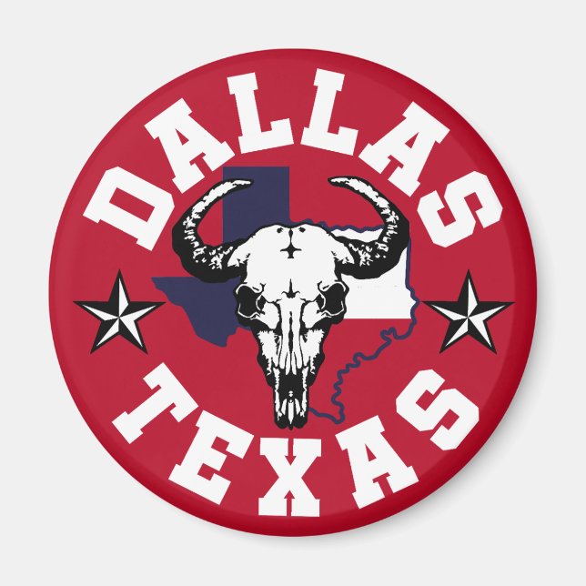 Dallas,Texas Magnet (Front)
