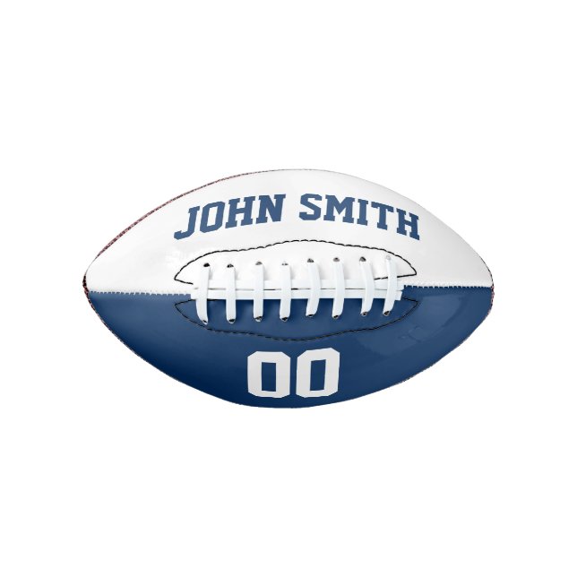 Dallas Texas Name Number Personalized Football (Front)