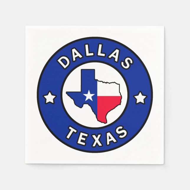 Dallas Texas Napkins (Front)