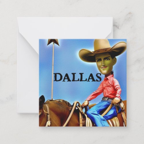 Dallas Texas Note Card