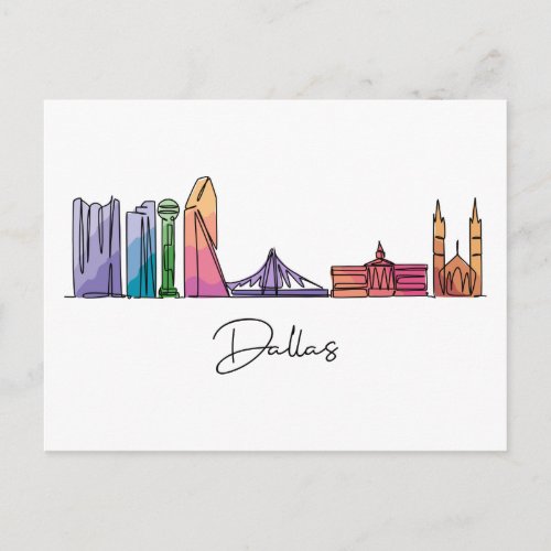 Dallas TEXAS Postcard