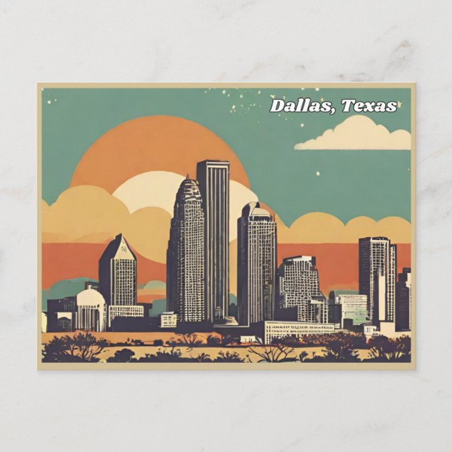 Dallas, Texas Postcard (Front)
