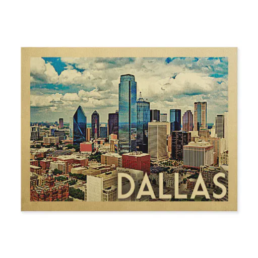 Dallas Texas Postcard Vintage Travel