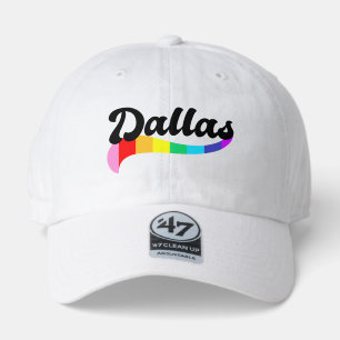 Dallas Texas rainbow gay pride TX LGBTQ rights 47 Brand Hat