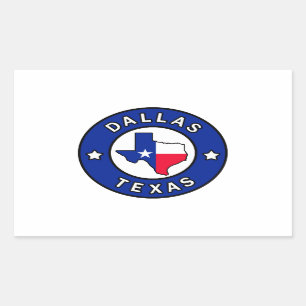 Dallas Texas Rectangular Sticker