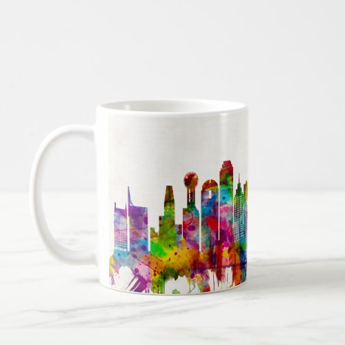 Dallas Texas Skyline Coffee Mug