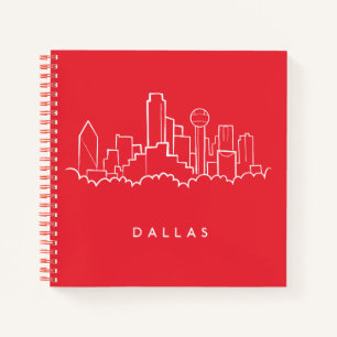 Dallas Texas Skyline Notebook
