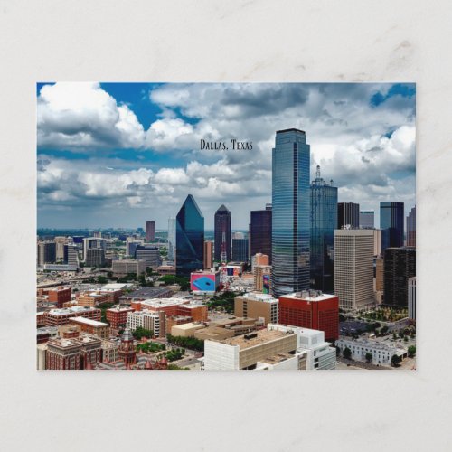 Dallas Texas skyline Postcard