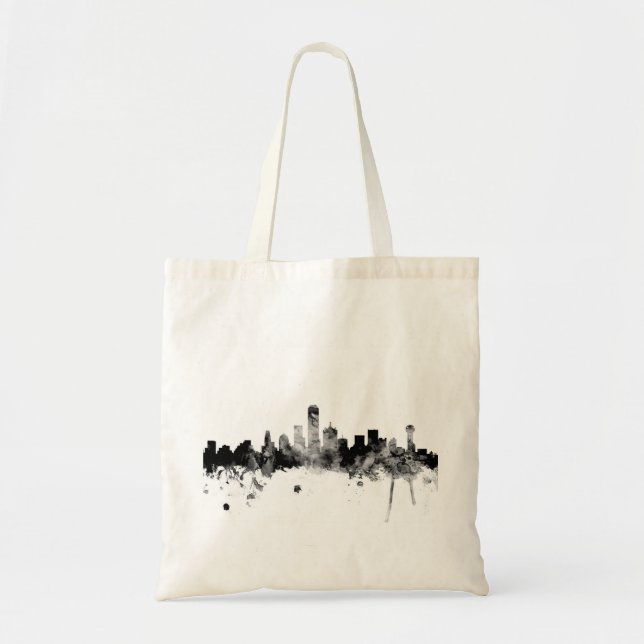 Dallas Texas Skyline Tote Bag (Front)
