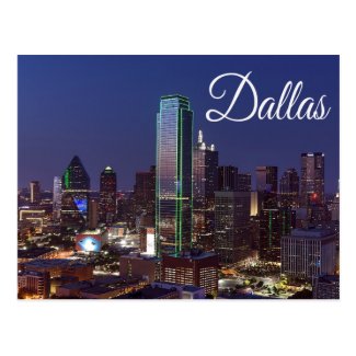 Dallas, Texas Skyline, United States Postcard
