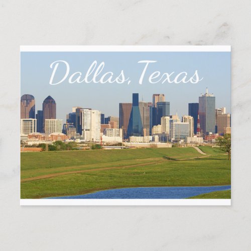 Dallas Texas Skyline United States Postcard