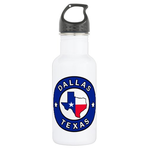 Dallas Texas Stainless Steel Water Bottle