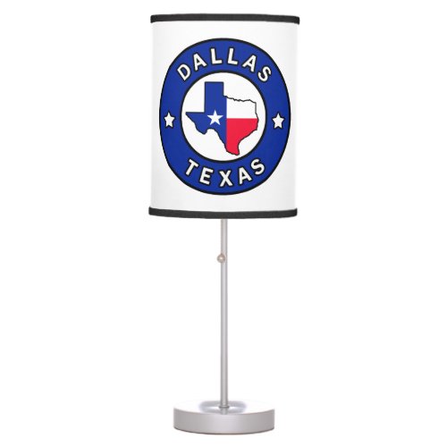 Dallas Texas Table Lamp