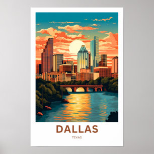 Dallas Texas Travel Print