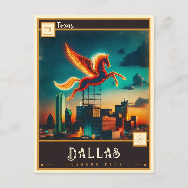 Dallas, Texas | Vintage Postcard (Front)