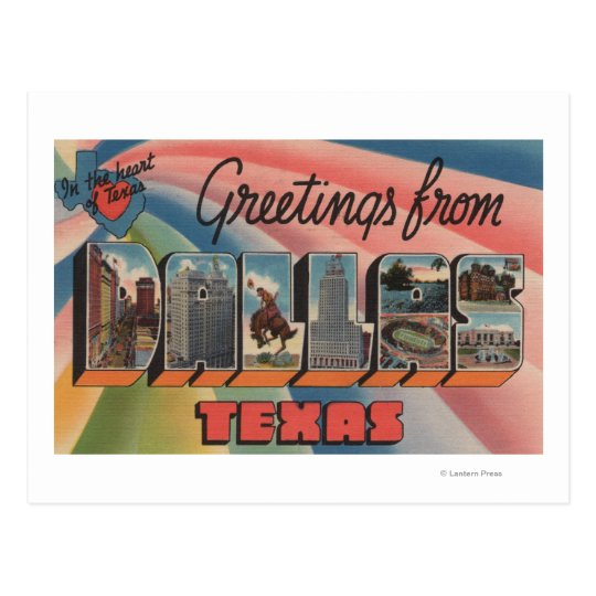Dallas Skyline Postcard