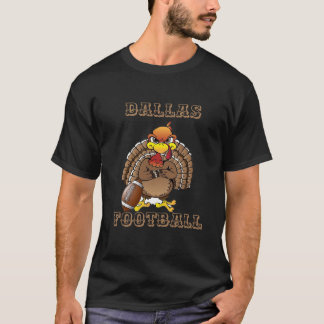 Dallas Thanksgiving Day Football Texas Distressed T-Shirt