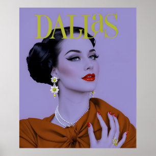 Dallas travel poster