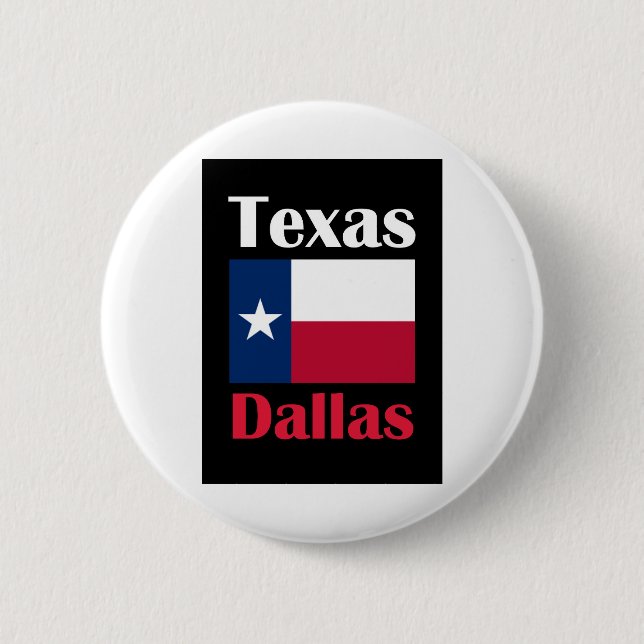Dallas TX Button (Front)