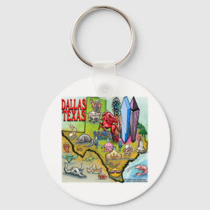 Dallas TX Keychain