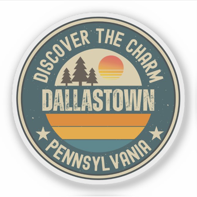 Dallastown, Pennsylvania Sticker (Front)