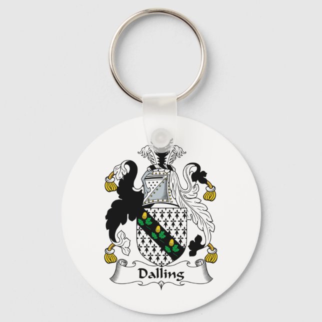 Dalling Family Crest Keychain (Front)