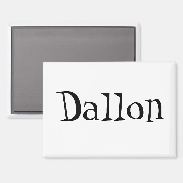 Dallon Name Magnet (Front/Back)