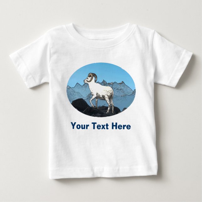 Dall's Sheep Baby T-Shirt (Front)