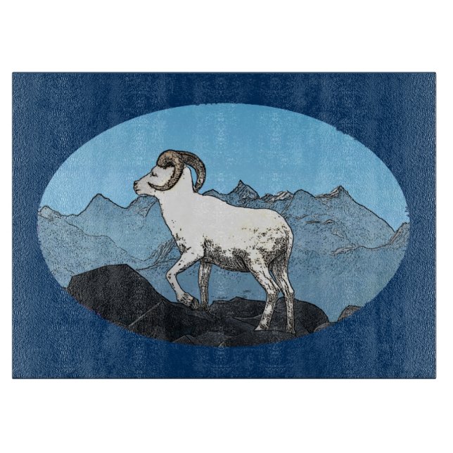 Dall's Sheep Cutting Board (Front)