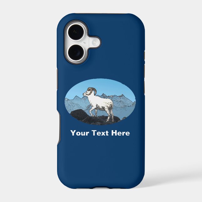 Dall's Sheep Iphone Case (Back)