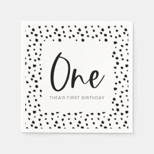 Dalmatian 1st Birthday Napkins